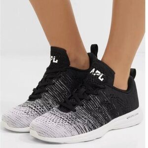 APL Athletic Propulsion Labs Techloom Black White Hombre Running Shoe 7.5